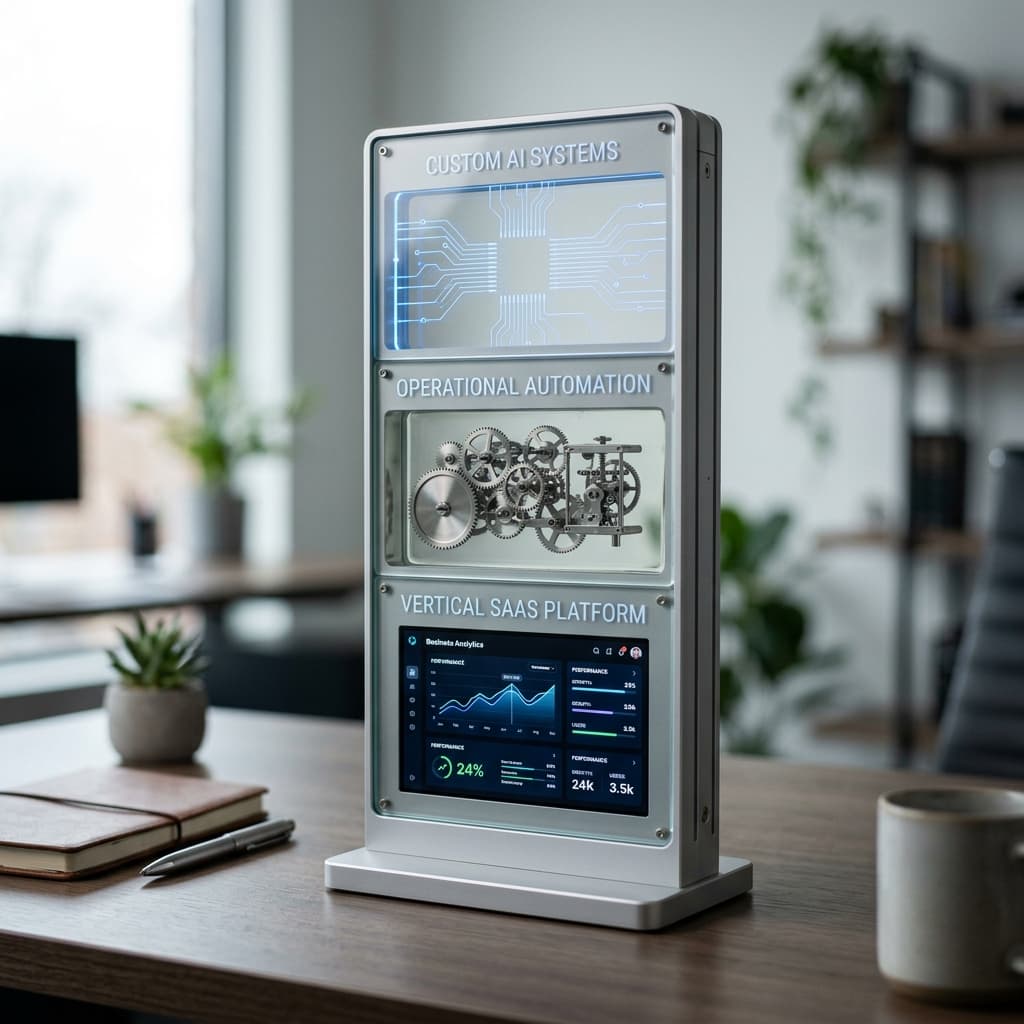 Authentic DSLR Commercial Photography of EdFoal AI Hardware Display